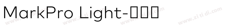 MarkPro Light字体转换